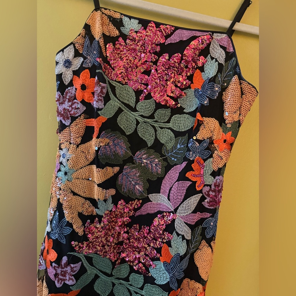 Ramy Brook Sequin & Embroidered Mini Dress - Picture 7 of 10